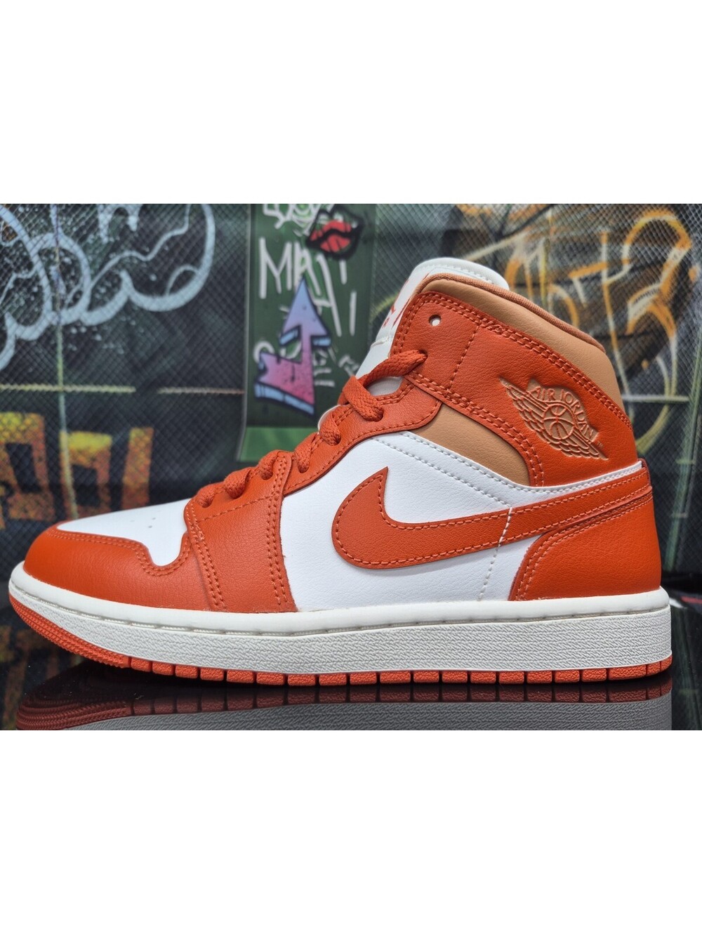 Nike Women’s Air Jordan 1 Mid Size 8 Cosmic Clay |BQ6472-108|